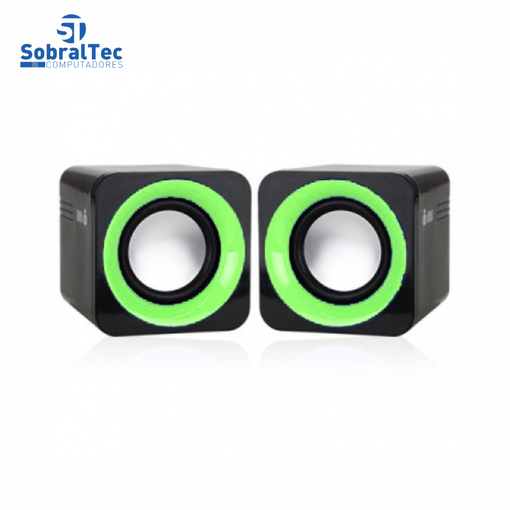 Caixa De Som Voxcube Para Pc e Notebook Vc-d300 2.0 Infokit