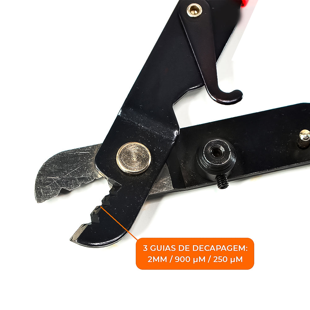 Alicate de Decapar Fibra Optica LT-S50 Pluscable