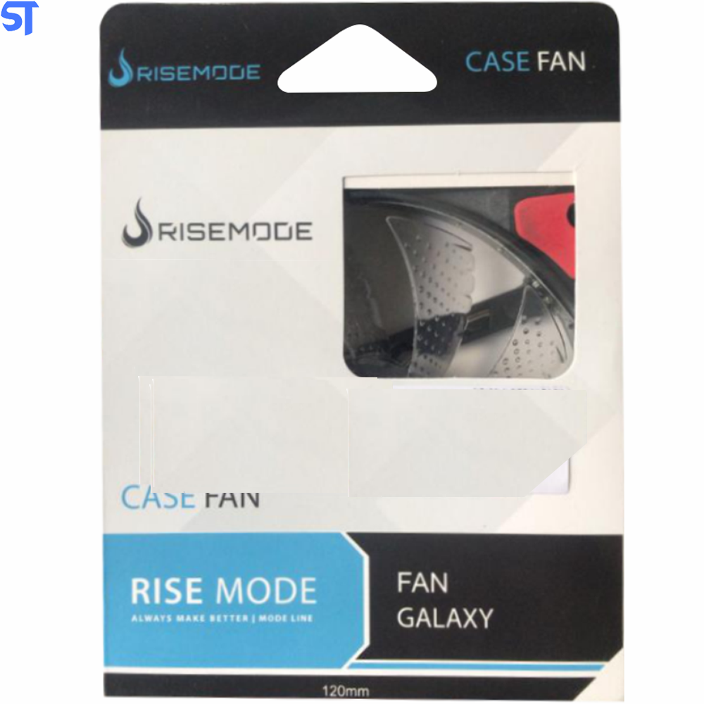 Cooler Fan Rise Mode Wind W1, 120mm LED Vermelho RW-WN-01-BR