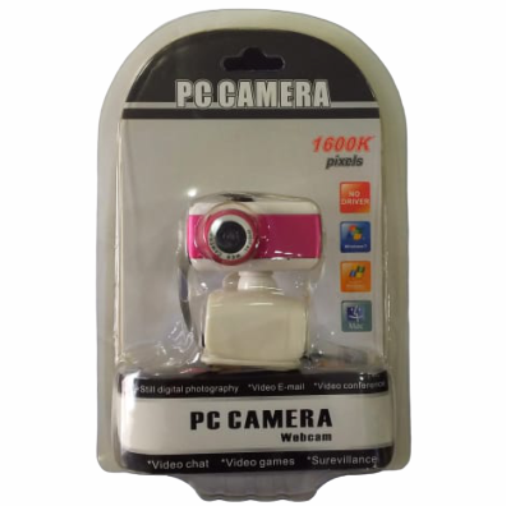 Webcam Pc Camera Usb 2.0 Com Clip Microfone Integrado 15 Megapixels 428