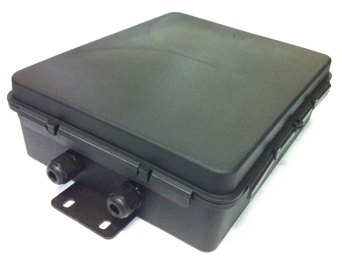 Caixa Hermética Preta Multiuso 26x20x8cm Vedada Completa Multitoc