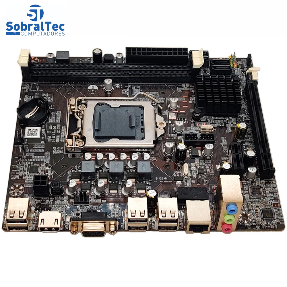 Placa Mãe Para Desktop H61 Lga 1155- DDr3 - HDMI VGA- Repeat- (Vender no Kit)