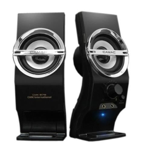 Caixa de Som usb Amplificador Stereo Speaker CAMAC CMK-878 Portátil P/ PC ou Notebook