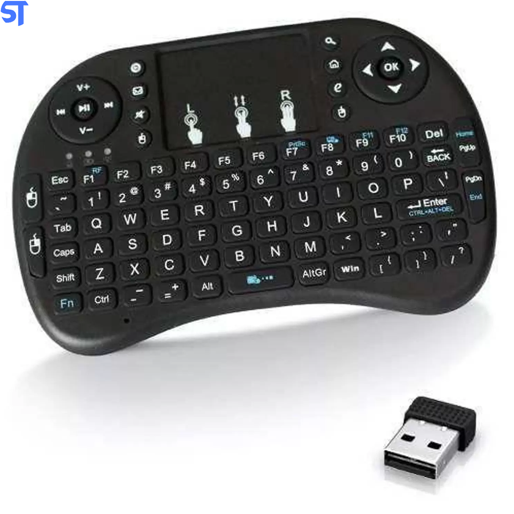 Mini Teclado Touchpad Wireless Bluetooth Usb Pc Tv Xbox 02461 -EXBOM - BK-BTI8