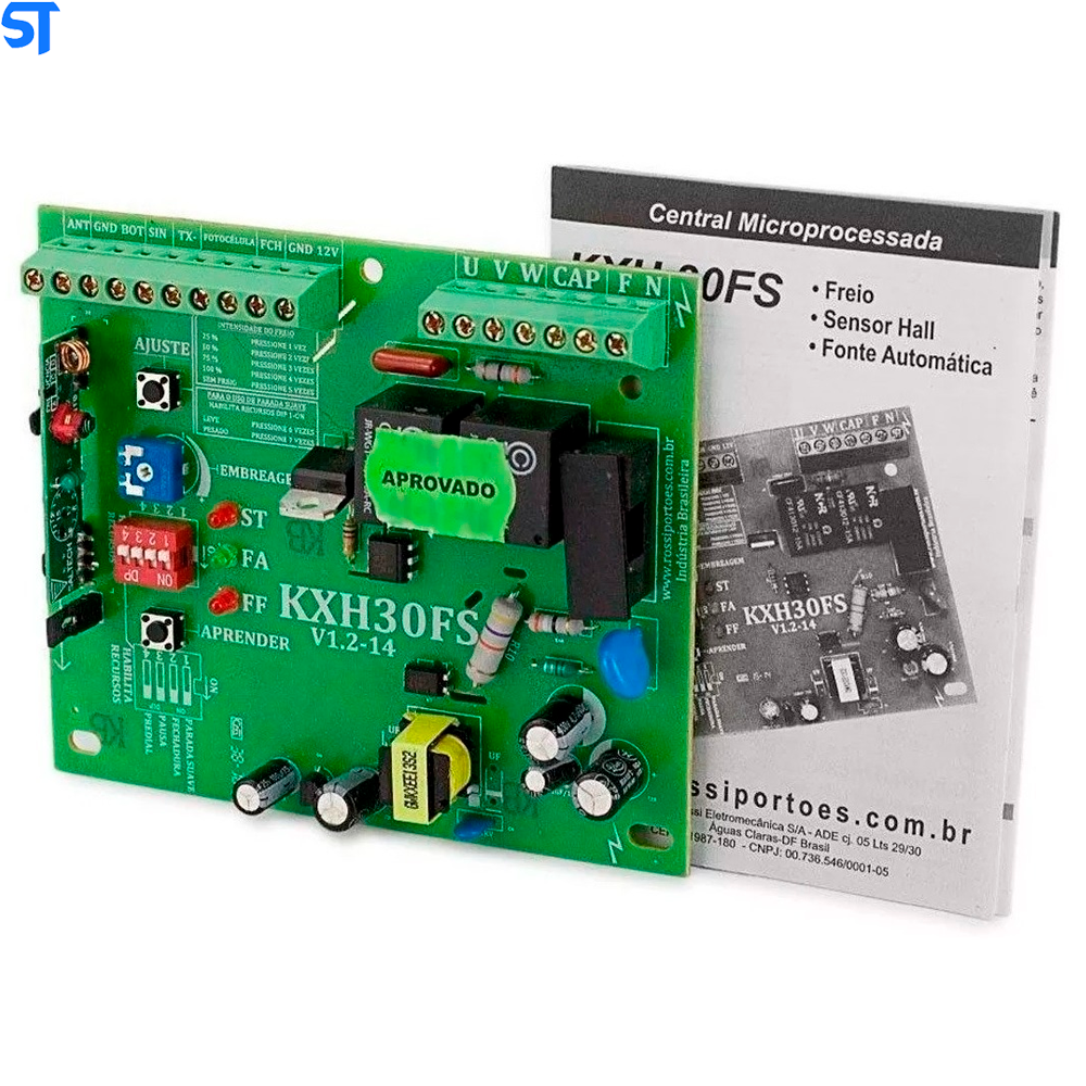 Placa Motor Portão Inter Rossi DIG CM KXH30FS 433 MHZ