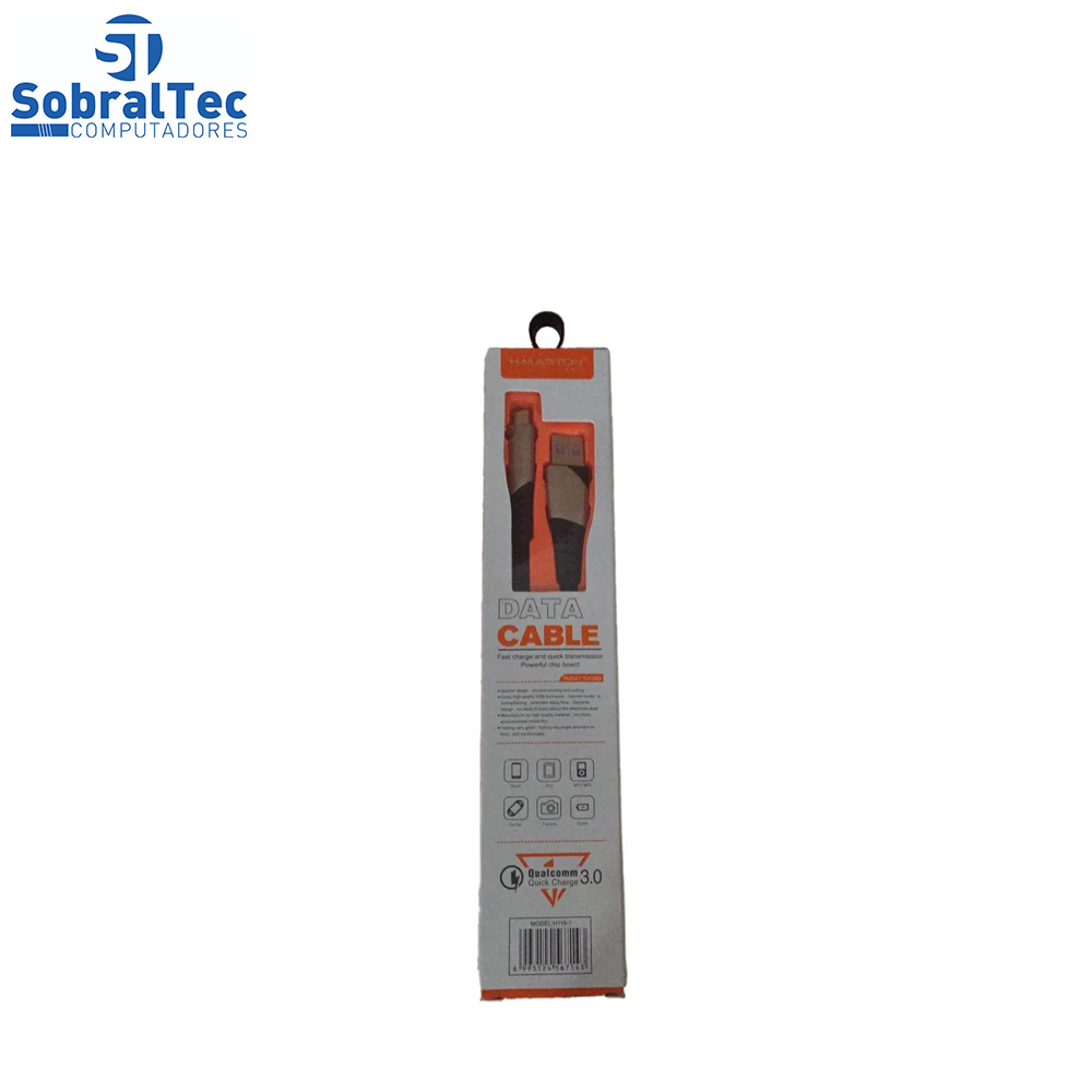 Cabo De Dados USB Para V8 H´Maston H119-1