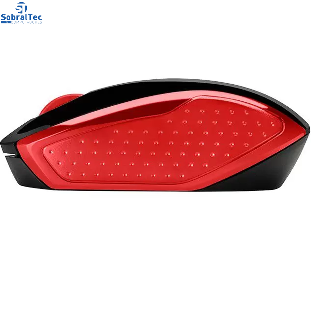 Mouse Sem Fio HP Óptico 1000DPI 200 Oman Vermelho