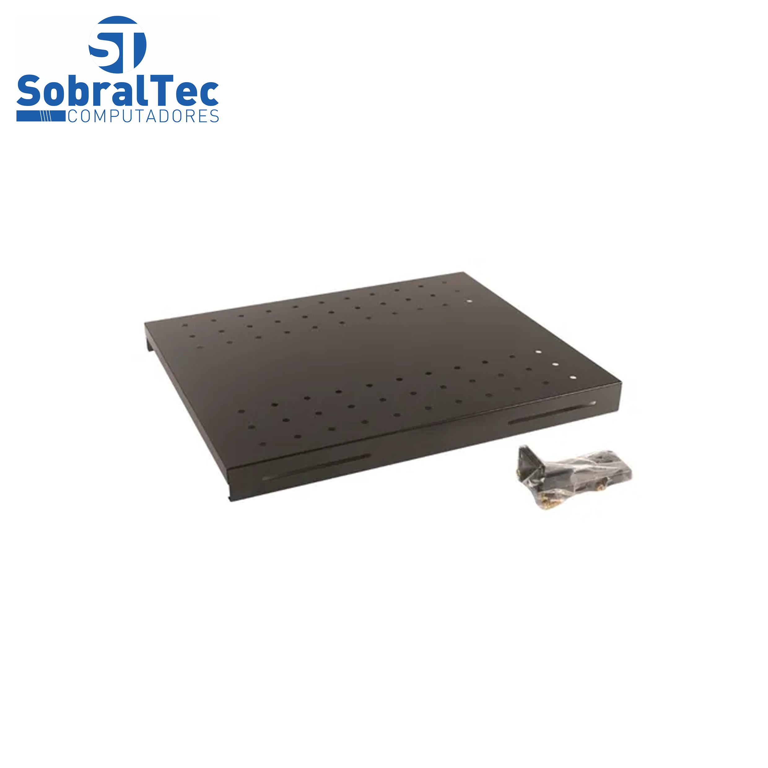 Bandeja Fixa 4 Pontos 1UX550MM- Para Rack 19 550MM