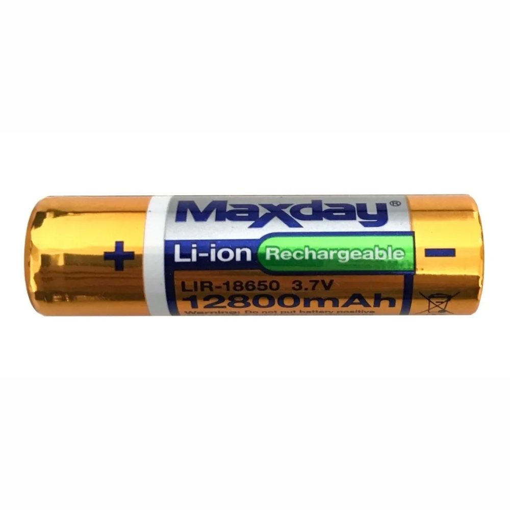 Bateria Recarregável Maxday Lir-18650 12800mAh 3.7V
