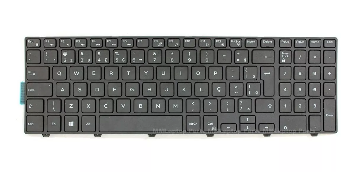 Teclado Notebook Dell 15-5000-5542-5545-5547 Series Com Iluminação