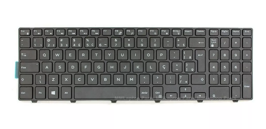 Teclado Notebook Dell 15-5000-5542-5545-5547 Series Com Iluminação