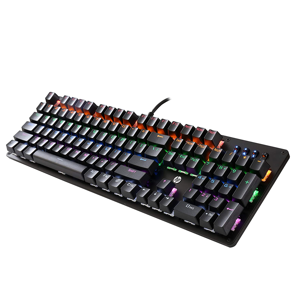 Teclado USB Gamer Mecanico GK100 LED HP