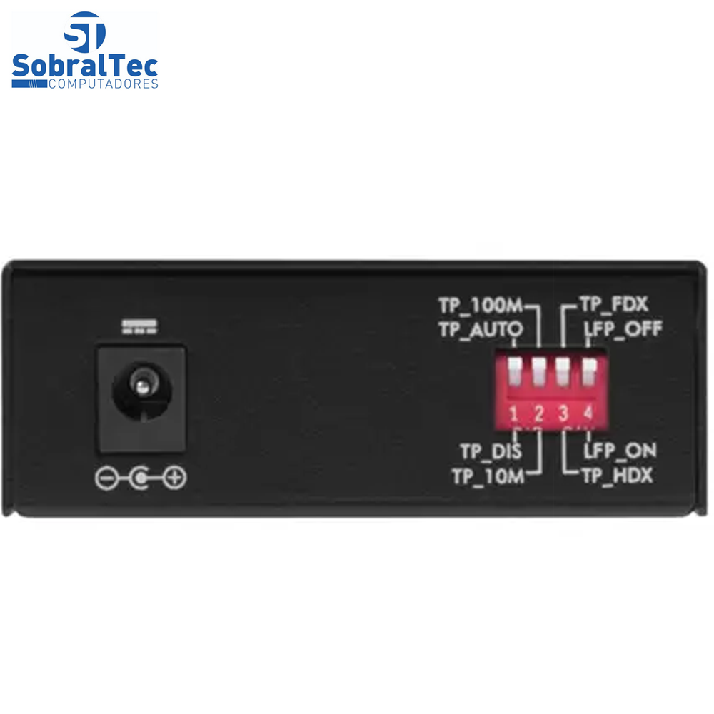 Conversor de Midia Fast Ethernet Monomodo 20KM Kfsd 1120A intelbras