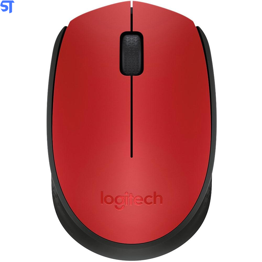 Mouse Logitech Wireless M170 Vermelho