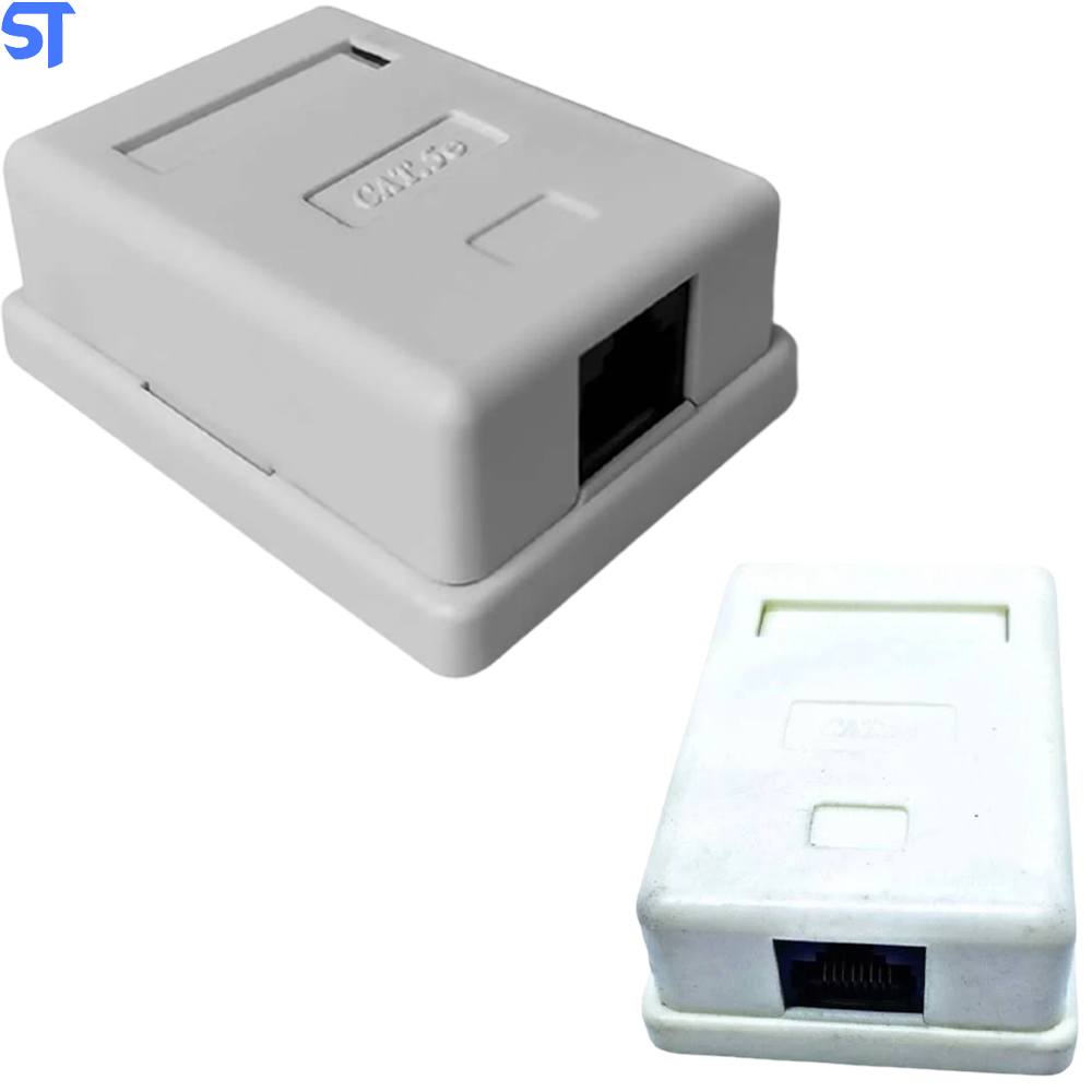 Caixa de Sobrepor Cat5e 1p La-cs51 Pluscable