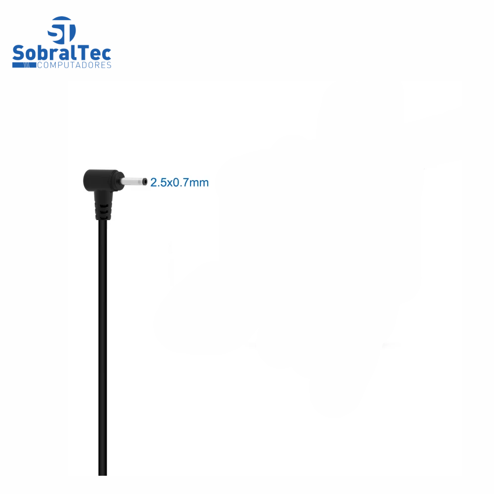 Fonte Para Notebook 12V Pino Fino 2.5x0.7mm Samsung e Chromebook