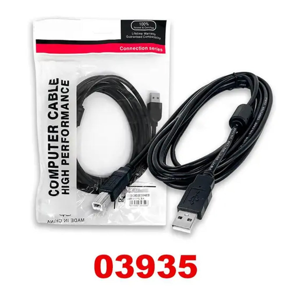 Cabo de Impressora Usb 2.0 AM+BM Com 3 Metros - 03935 NexTrad