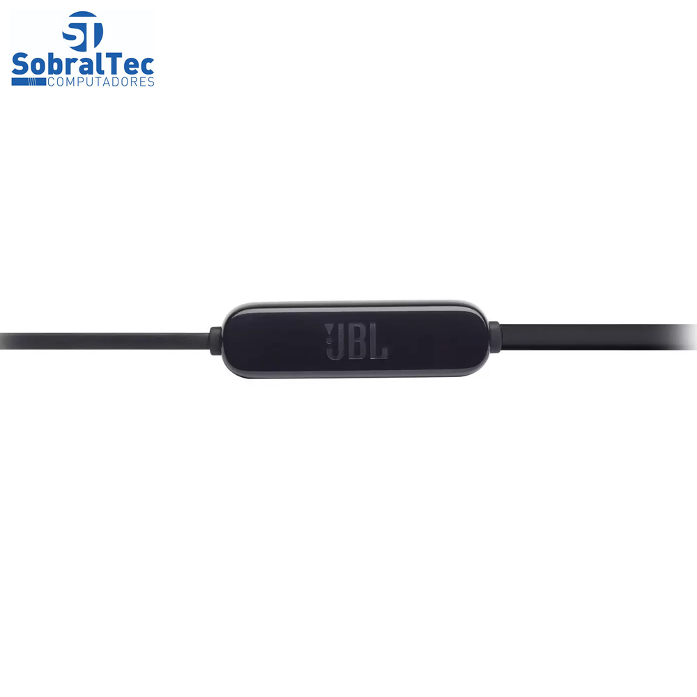 Fone de Ouvido Bluetooth JBL T115BTBLK - Intra-Auricular com Microfone Preto