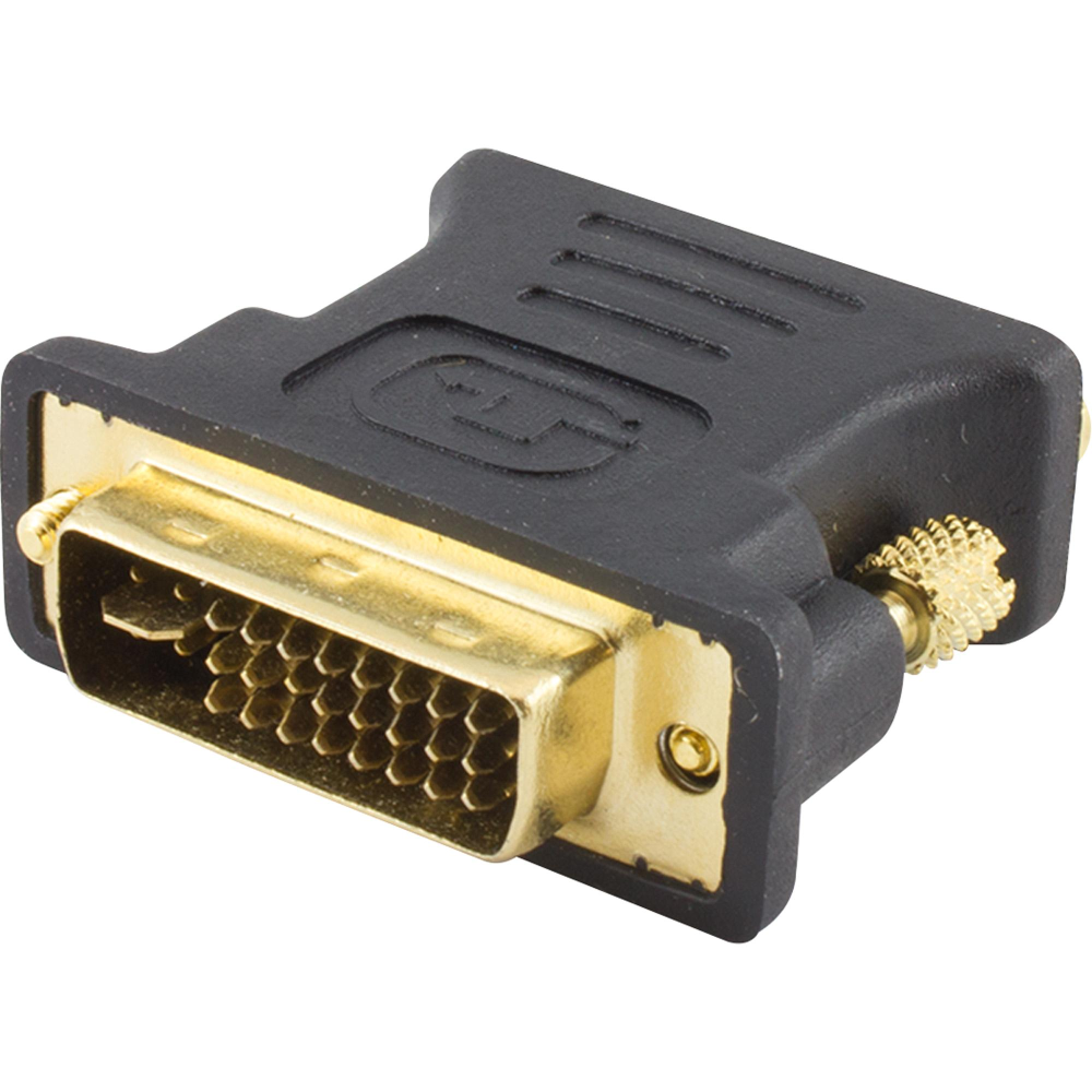 Adaptador DVI 24+5 Macho Para VGA Fêmea