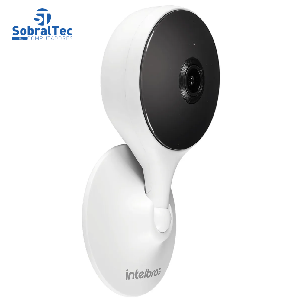 Câmera Interna com Inteligência Artificial iM3 Intelbras Wi-Fi Full HD 1080P 2,8mm 2MP Branca