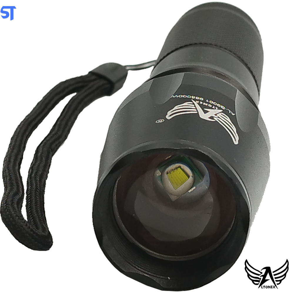 Lanterna Tática Multifuncional Led Recarregável Altomex X900 - ALB9001