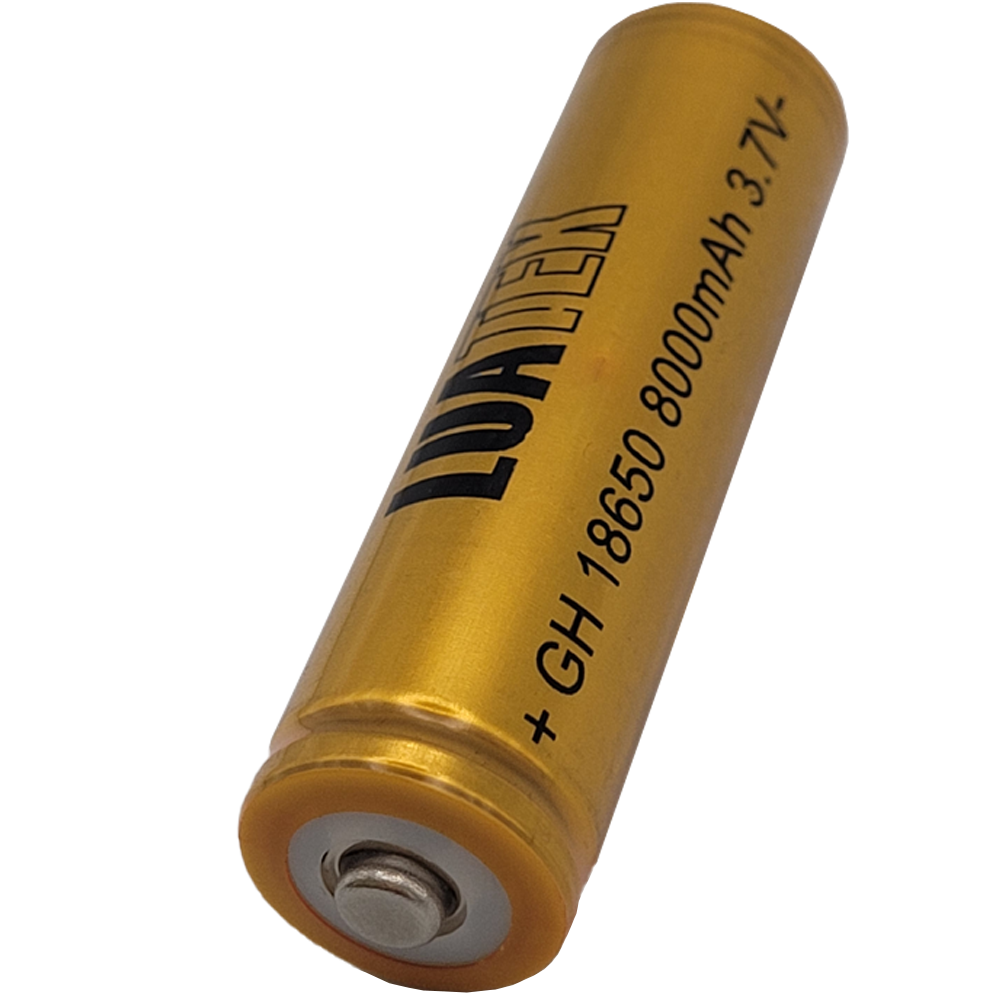 Pilha Luatek Linha Gold 8000mAh 3.7V - GH 18650