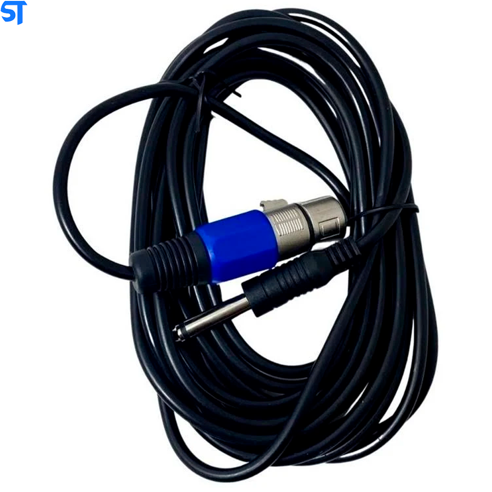Cabo De Microfone P10/ XLR Fêmea Xtrad - XT-5324