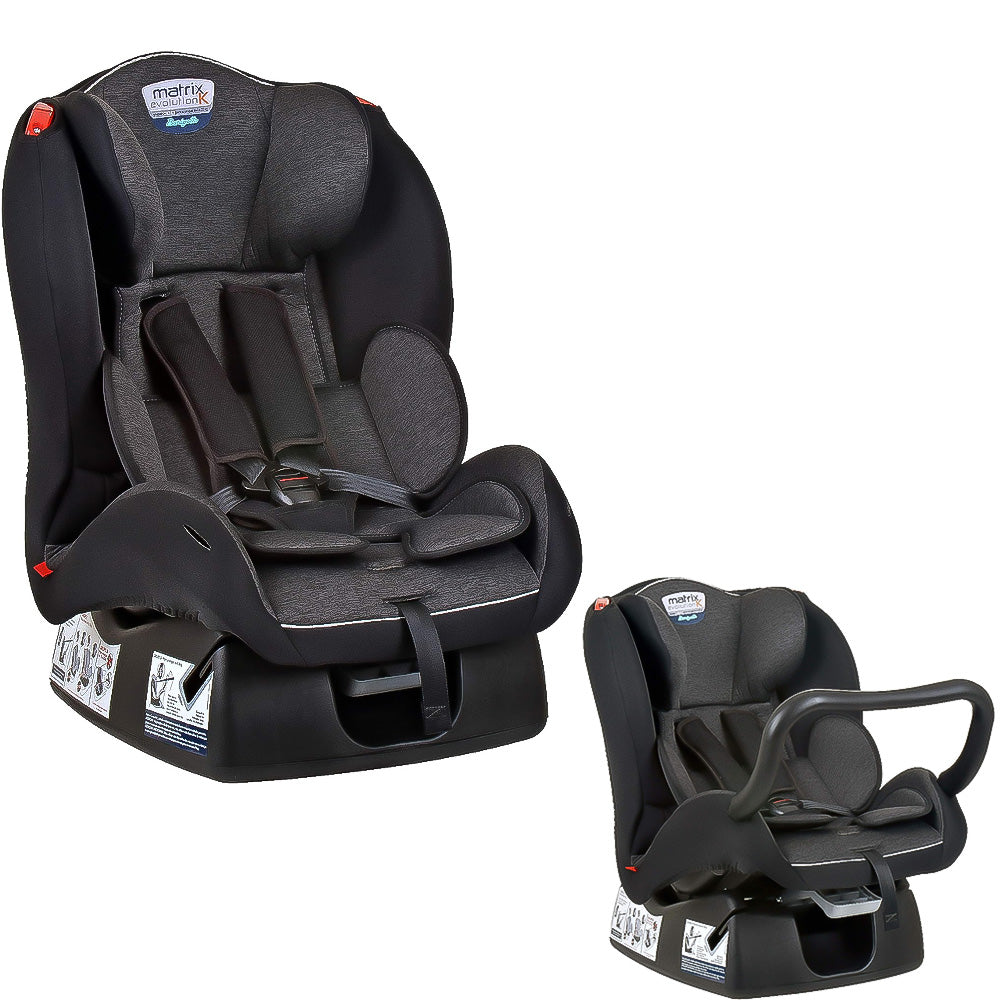 Cadeira infantil Para Carro Burigotto Matrix Evolution Mesclado Preto