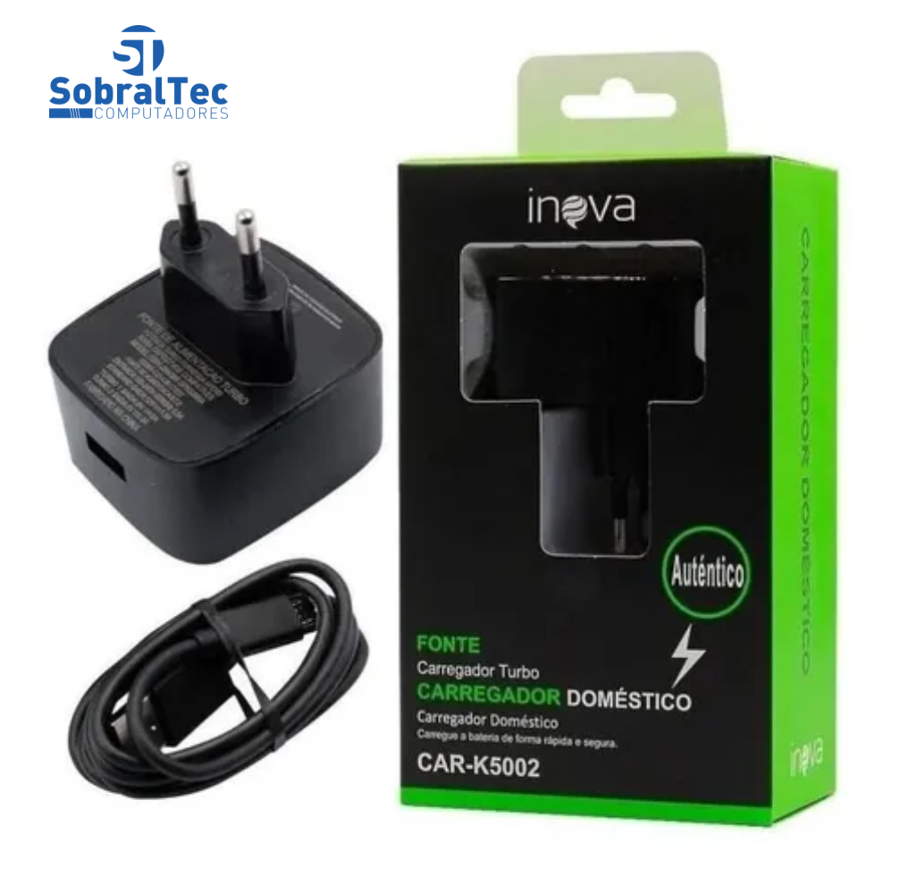 Carregador Turbo Inova CAR-K5002