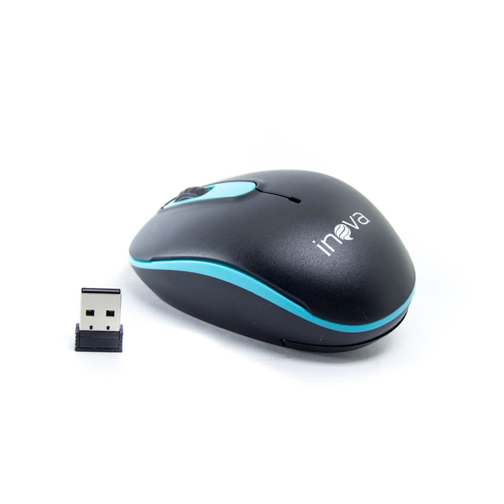 Mouse Óptico Usb Sem Fio Inova Mou-7039- Varias Cores