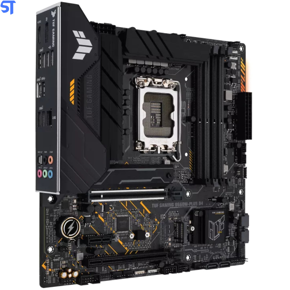 Placa Mãe Asus TUF Gaming B660M-PLUS D4, Intel LGA 1700, mATX, DDR4, RGB