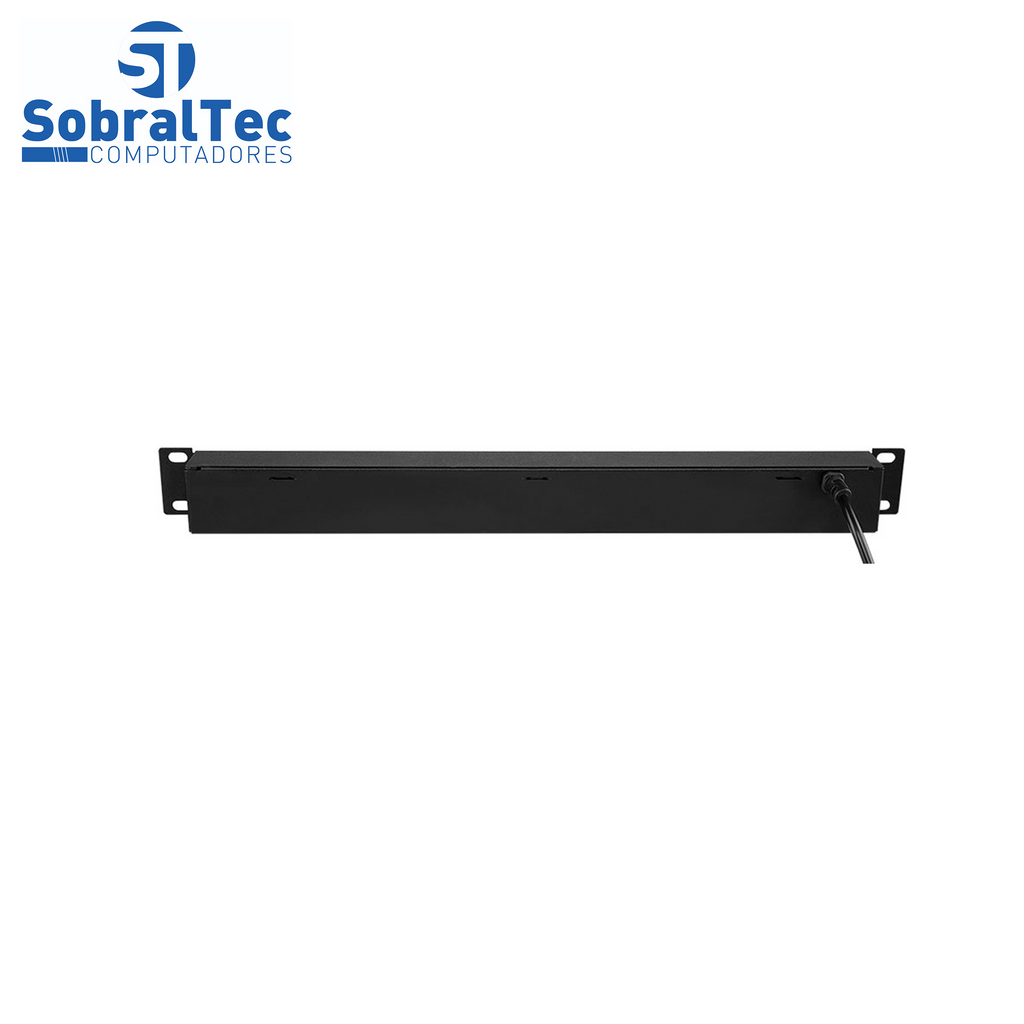Protetor Eletrônico Com 8 Tomadas para Rack - EPR 208 + Intelbras