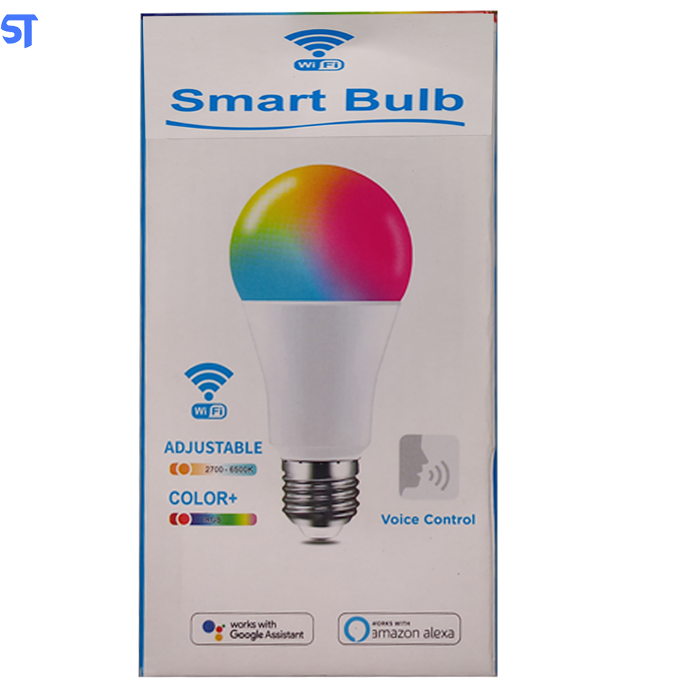 Lâmpada Inteligente Com RGB Controle Por Voz Google Assistant e Alexa Integrada- Avatto 15w