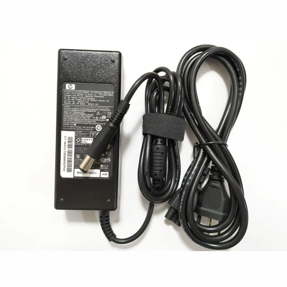 Fonte Notebook Hp 19,5v 4,62a 90W -PA1900 N136 -Plug Gr. (7.4 x 5.5)