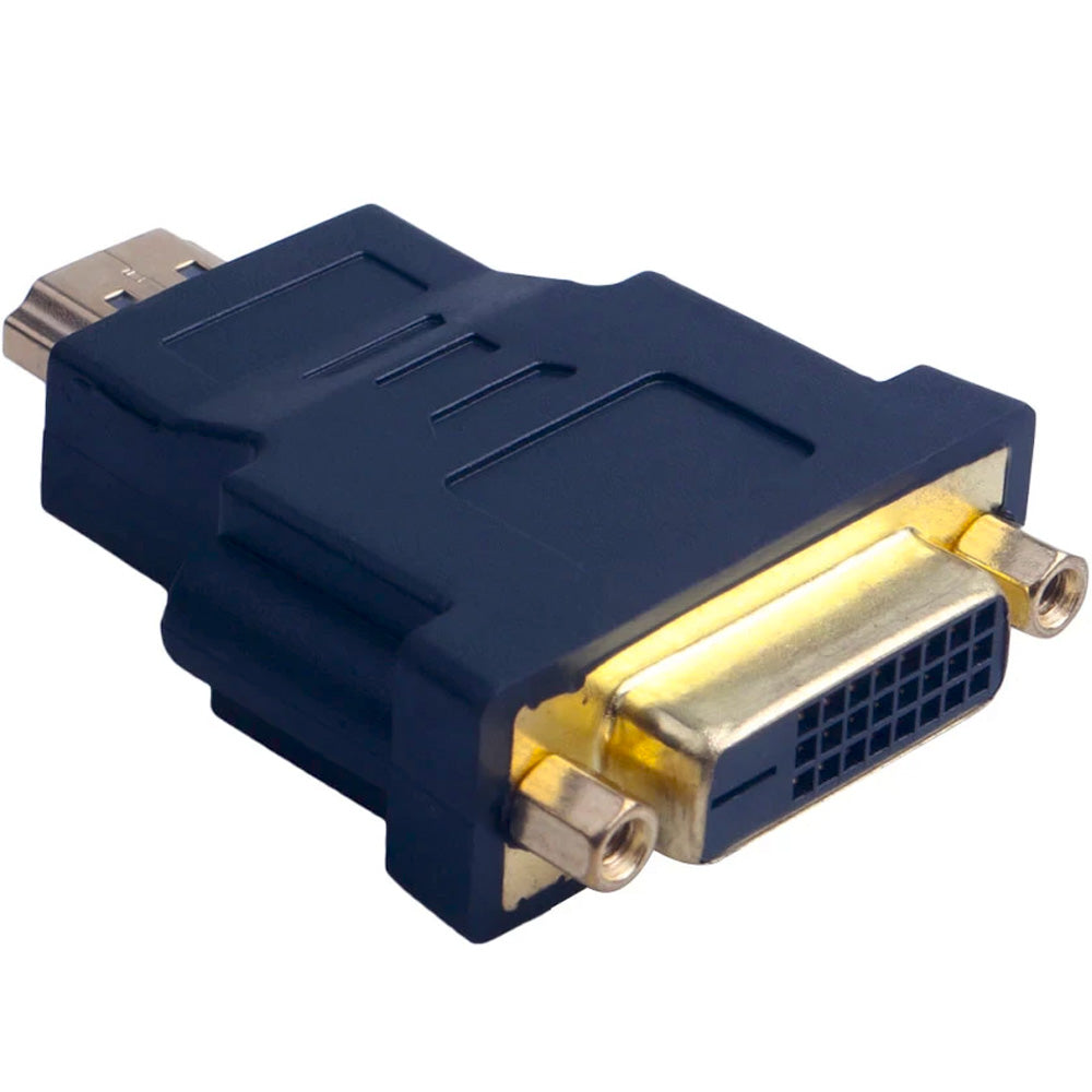 Adaptador Conector Dvi 24+5 Femea x Hdmi Macho - Elistooop