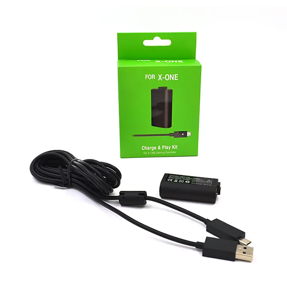 Bateria 1400mAH para Controle de Xbox One + Cabo Usb V8