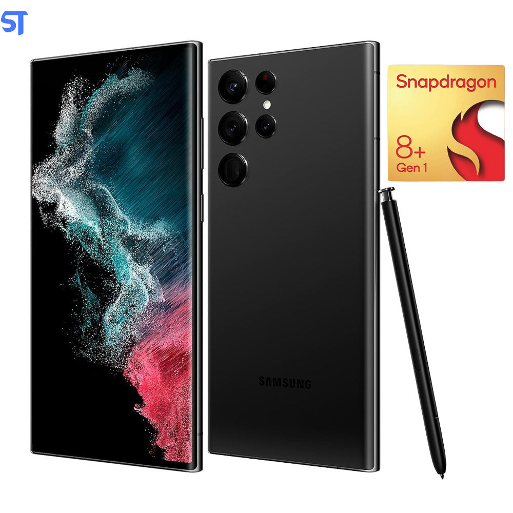 Smartphone Samsung Galaxy S22 Ultra 5G Preto 256GB, 12GB RAM, Tela de 6.8”, Câmera Quádrupla, Android 12 e Snapdragon 8