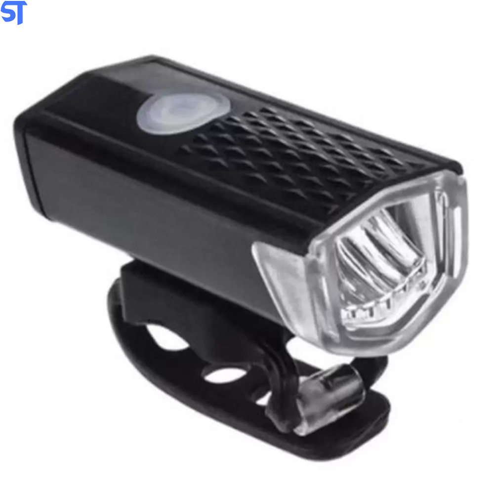 Lanterna Frontal De Bicicleta Lintian USB Led Branco Modo Multifuncional- LT-8541