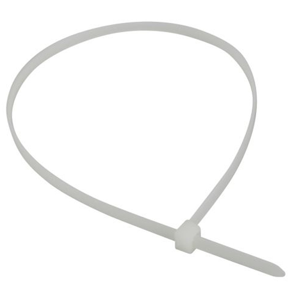 Abraçadeira Enforca Gato de Nylon 20cm X 2,5mm 100PCS - Branca