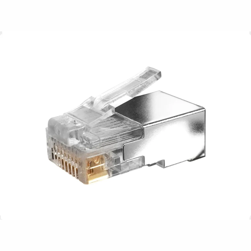 Conector Plug Rj45 Cat6 Blindado 8 Vias