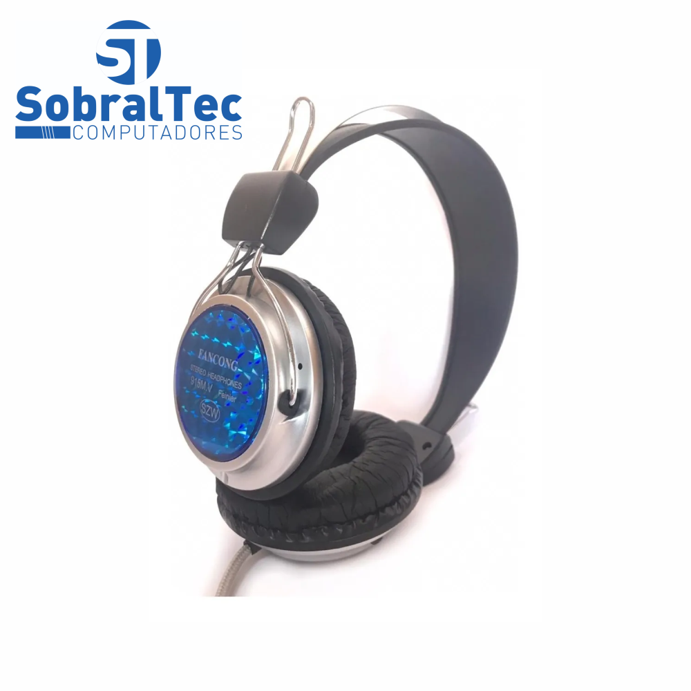 Fone Headphone Com Microfone Fancong Hi-fi Fc-915m.v