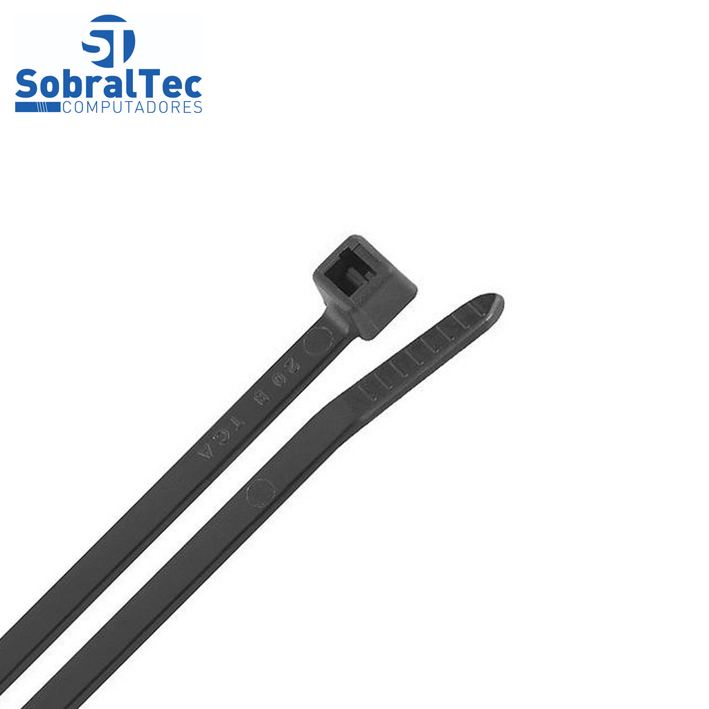 Abracadeira Nylon 3x150mm Com 100 Preta