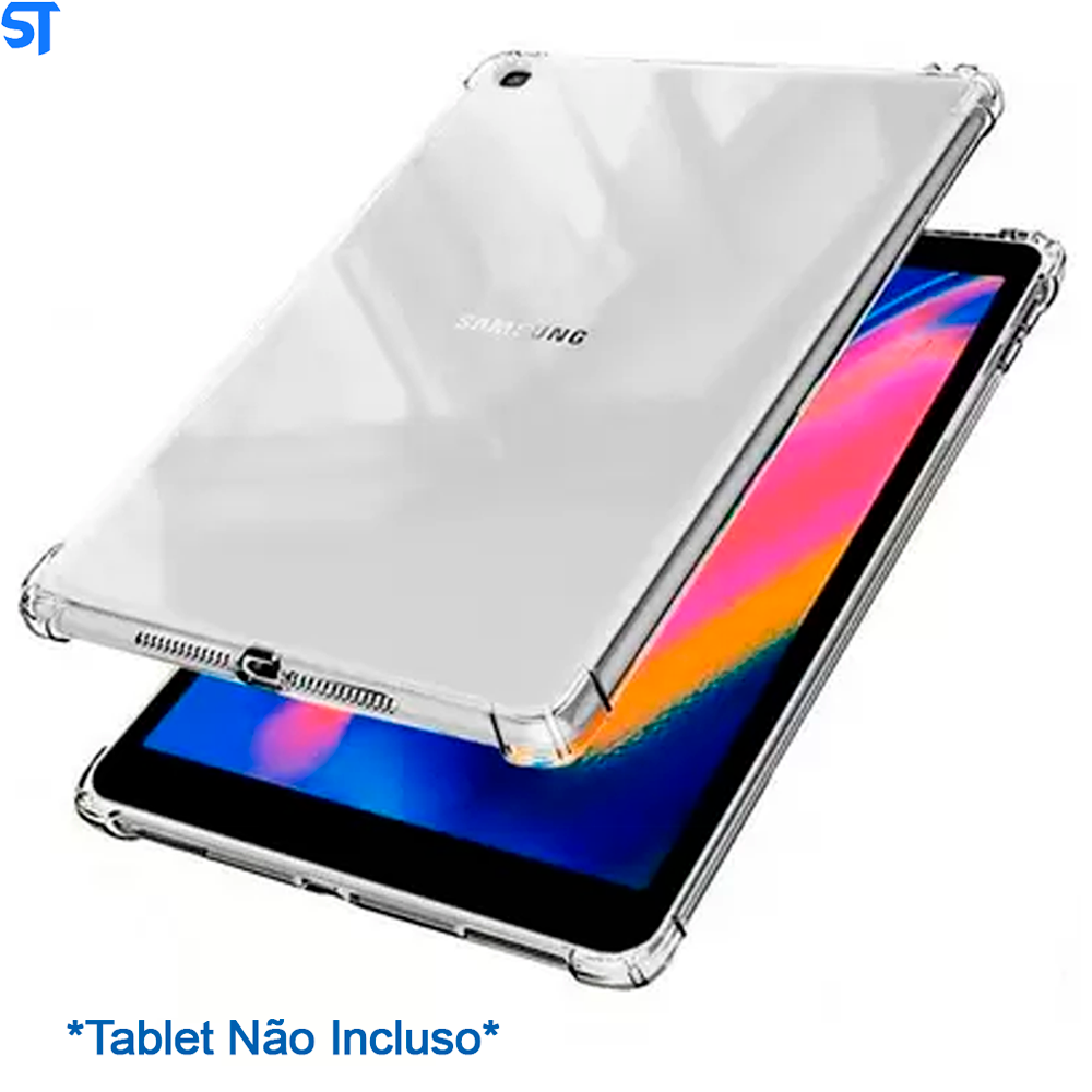 Case De Silicone Transparente Anti Impacto Para Tab A 8" - SM-P200