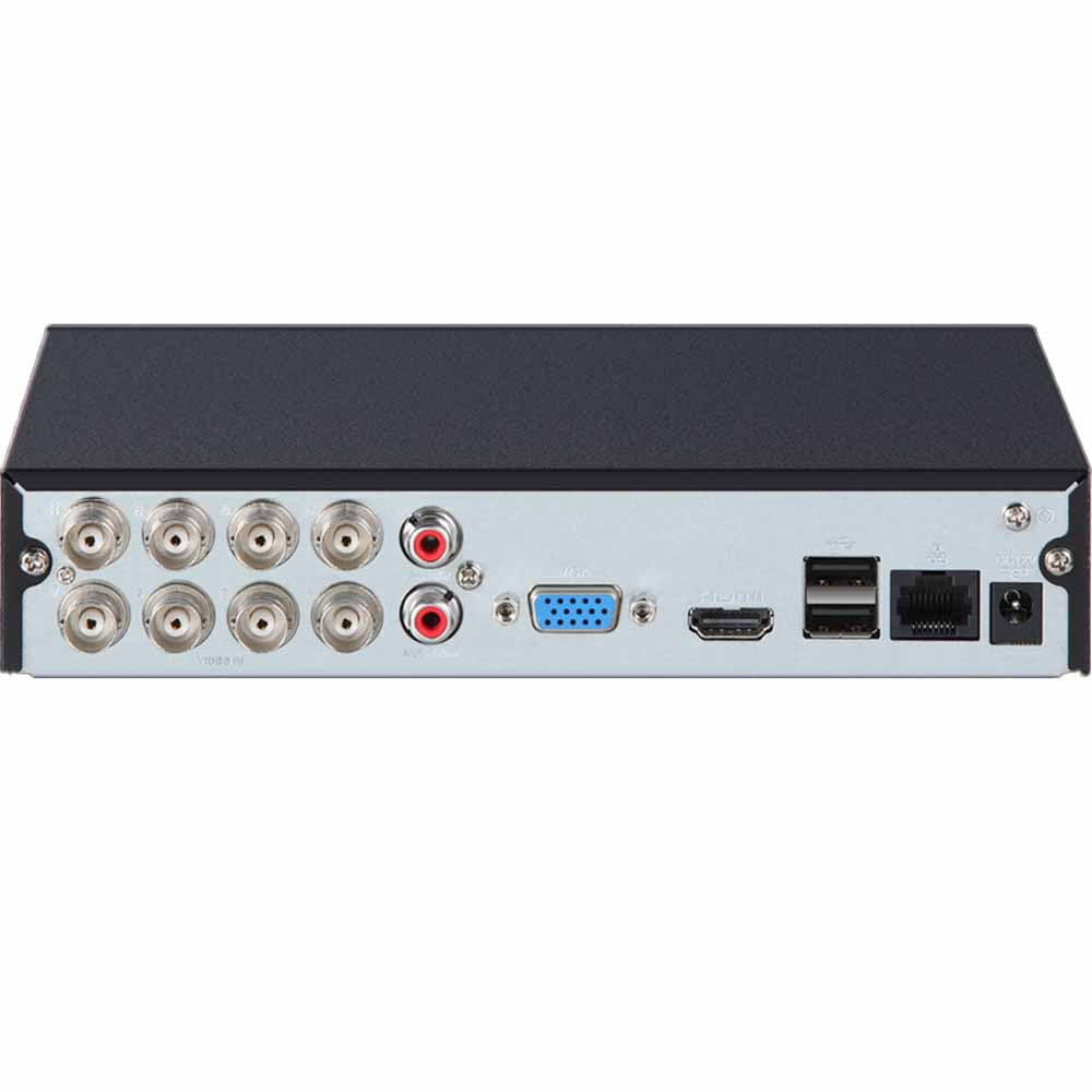 Gravador Digital de vídeo Intelbras MHDX 1008-C 8 Canais Full HD Compressão de Vídeo H.265+