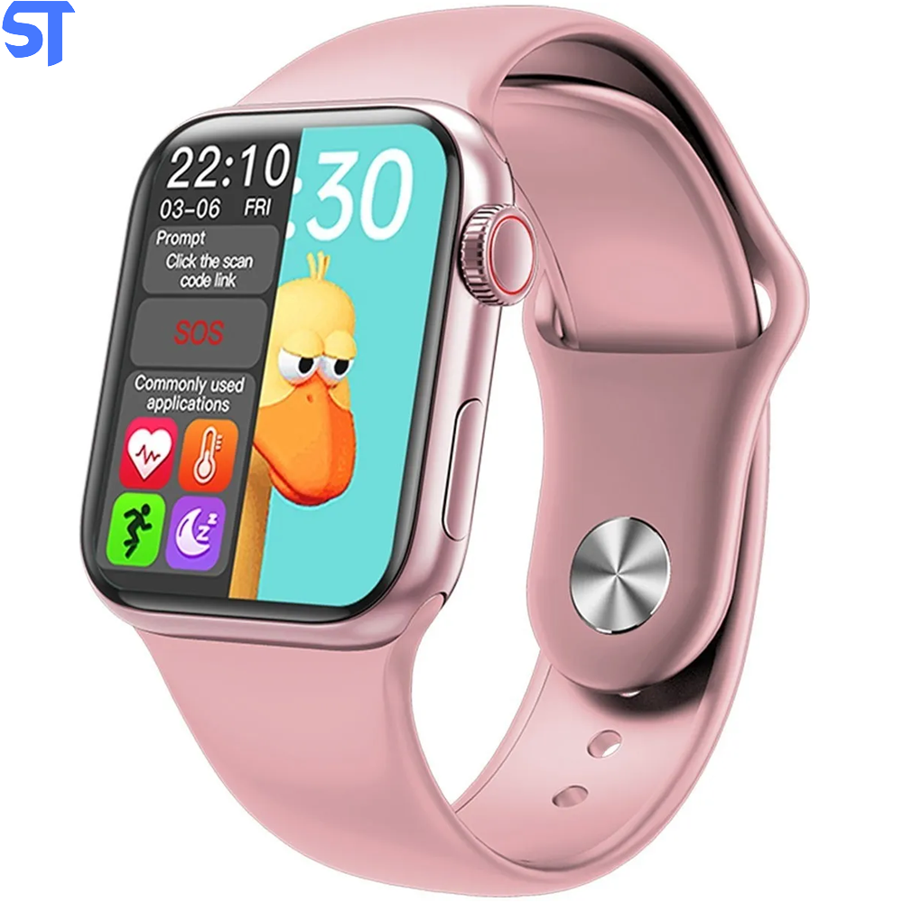 Relógio SmartWatch HW12 Rosa 40mm Tela Infinita Com Sensor Cardíaco