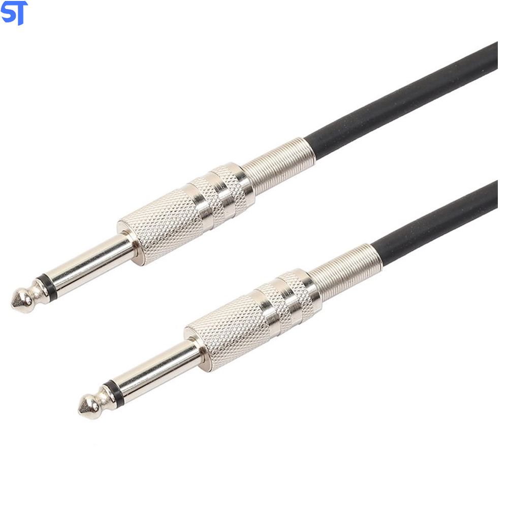 Cabo de Guitarra 1.8 / 3 / 4.5 / 5/6/7/8 / 3m 6.35mm Macho para Macho