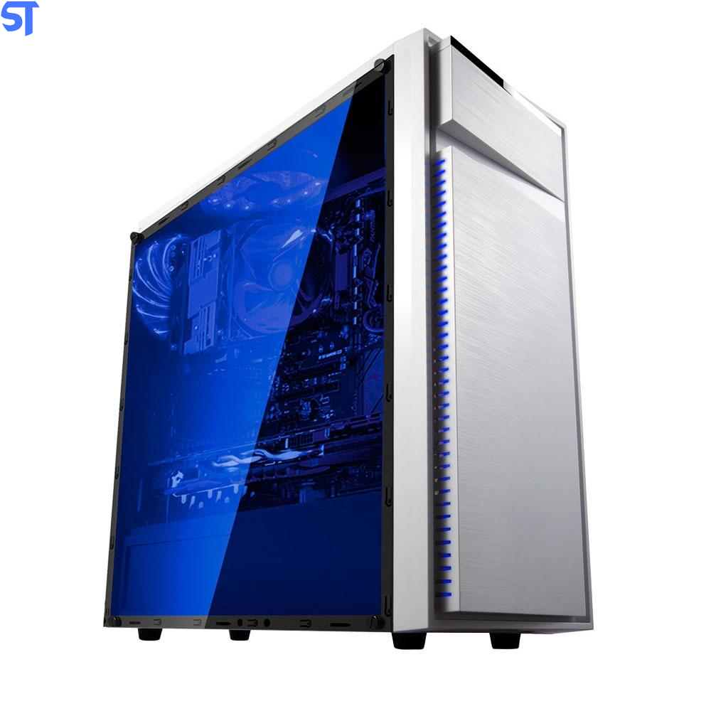 Gabinete Gamer Bg-015 Branco Bluecase - S/ Fonte / Usb 3.0 Frontal