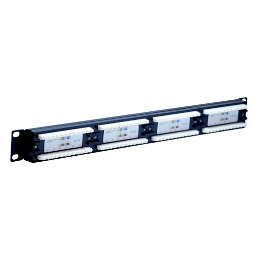 Patch Panel Cat6 Utp 24 Portas Jz-2006 Crimpador Org. Gigbit