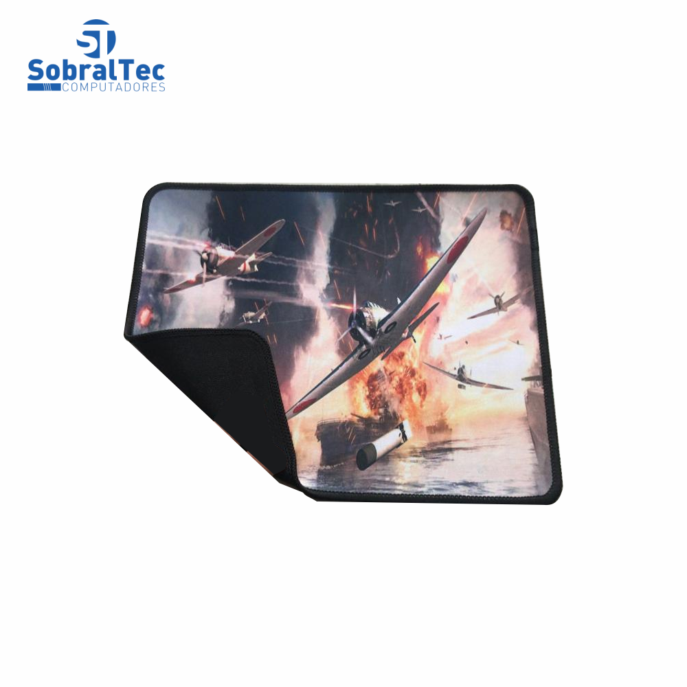 Mousepad Gamer Estampas World War 25x20 Cm Silk-Fliding AJ L-16 Avião Ju 87D