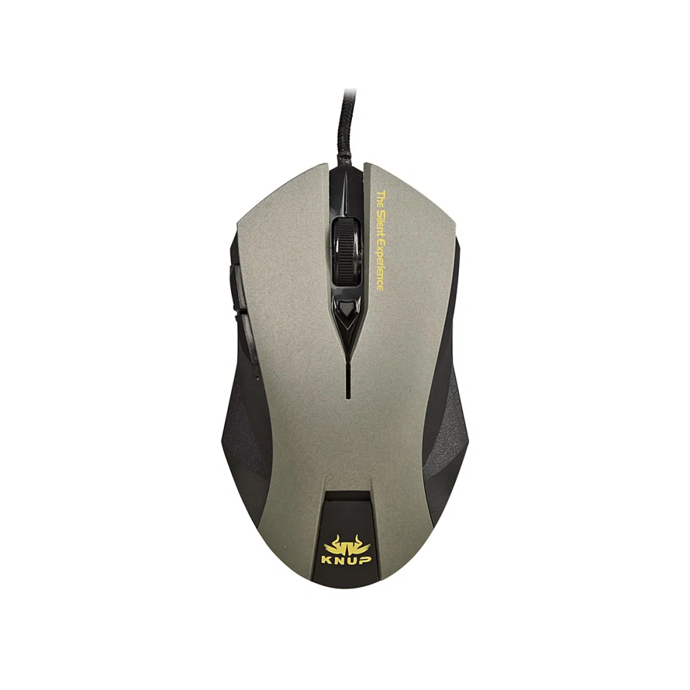 Mouse Gamer Silencioso Botoes Laterais 2400 Dpi -Knup  KP-V26